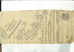 Under the Seal of Abdul RahmanDocument dated 14th Rajal 1164 Fasli (8th June 1751)
