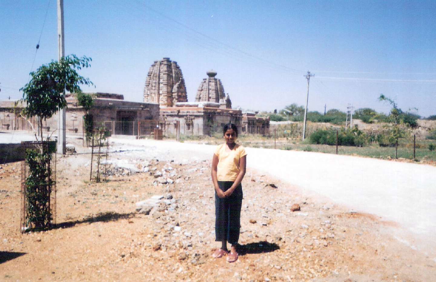 Aneesha at Alampur Temple