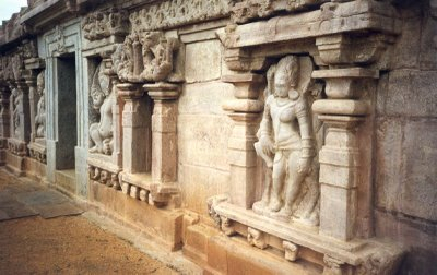 Sculptures on Alampur Temple Walls