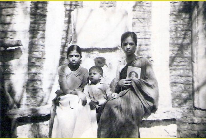 Baby Anirudh with Anjani Devi