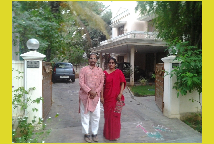 Anirudh with Shalini at Habsigua Home