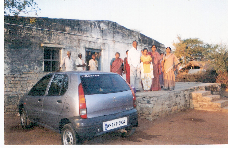 Anirudh with Inlaws at Pallepad  in 2004