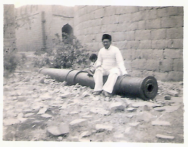 Rameshwer Reddy  at Practoor Fort in 1940