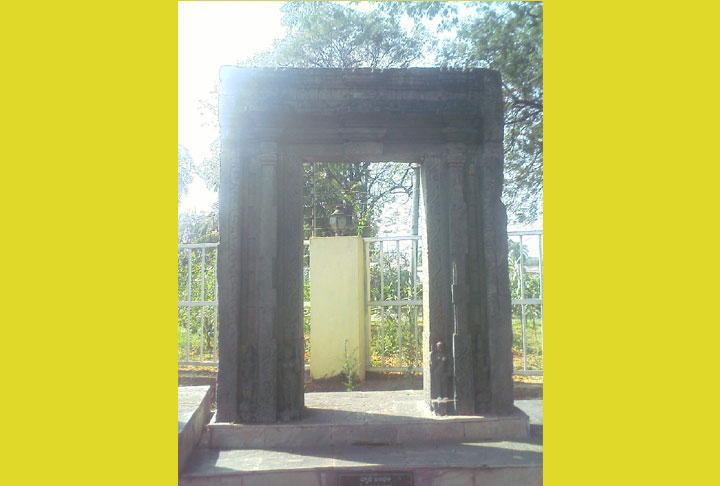 Stone Pillar Entrance